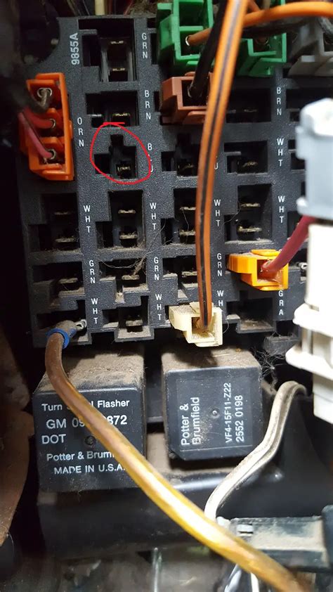 1998 silverado interior junction box|1988.